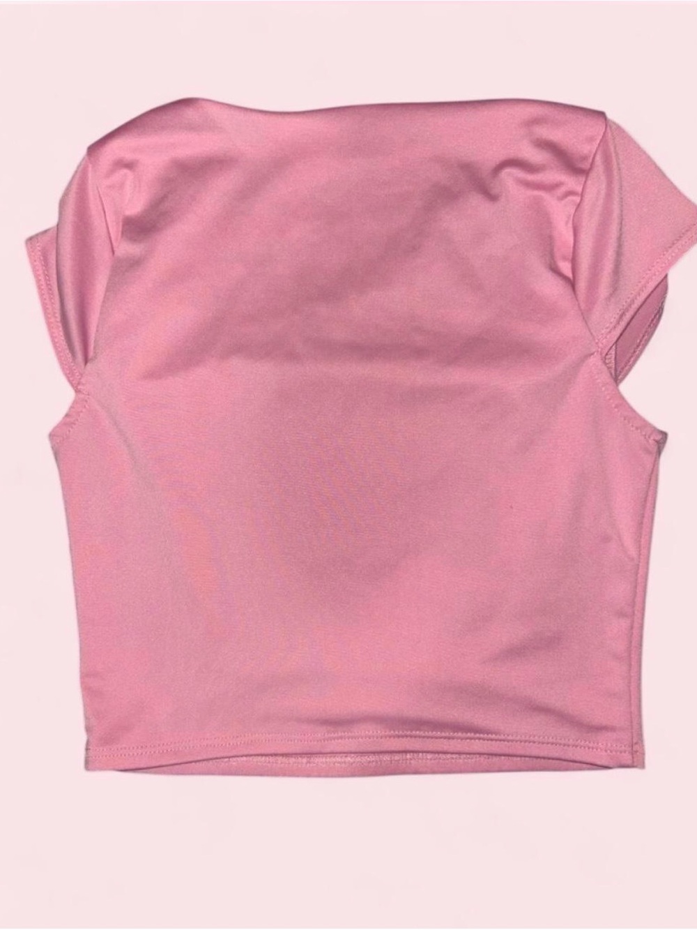 Pink Women's Crop Top - Picture 2 of 2